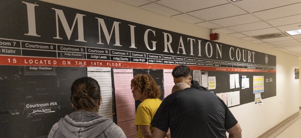 Immigration court hearing
