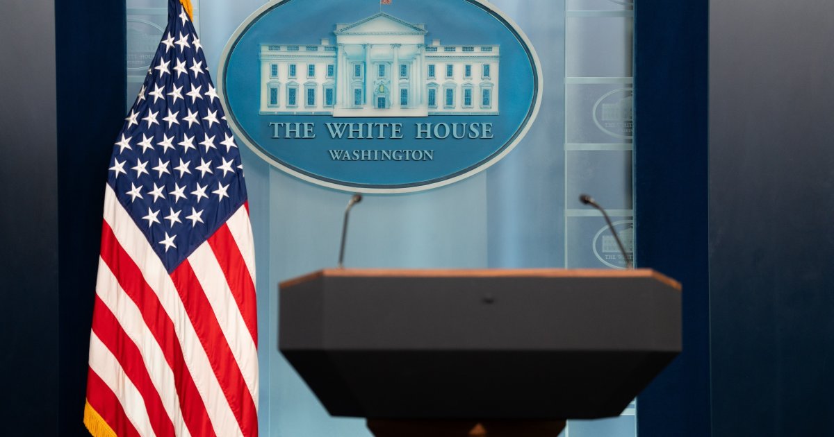 The White House press briefing room. (File photo)