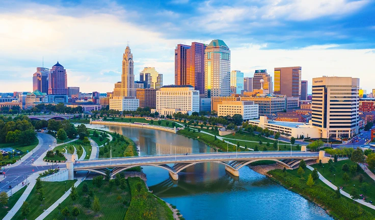File photo: Downtown Columbus, Ohio