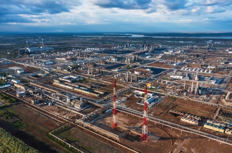 Oil refinery in Russia
