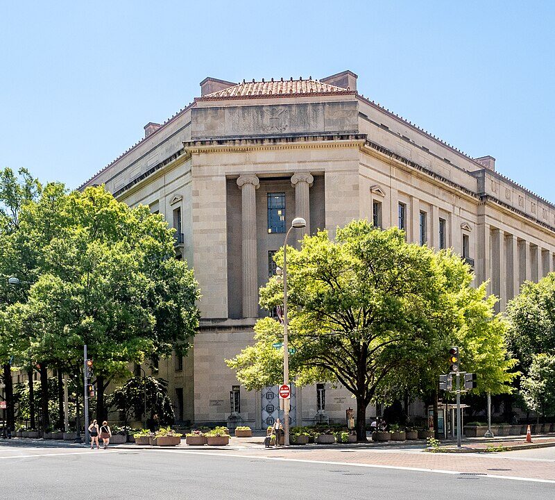 U.S. Department of Justice building