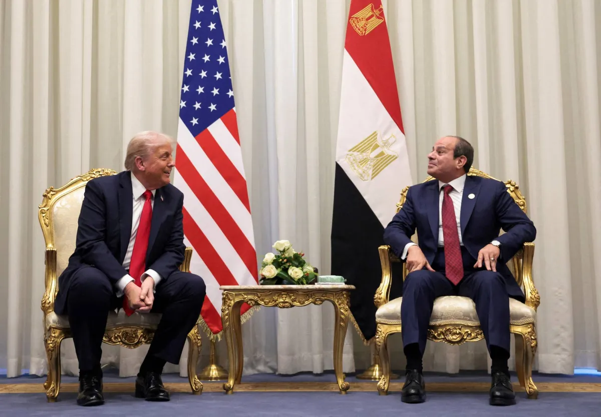 President Trump meets Egyptian President Abdel Fattah al-Sisi