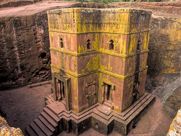 A rock-hewn church in Lalibela, Ethiopia (file photo)