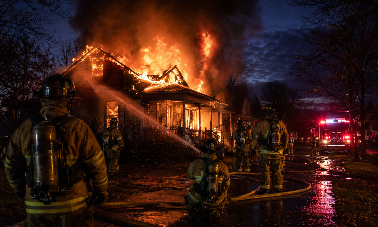 House fire in Petersburg where a couple ran in twice to save their neighbor