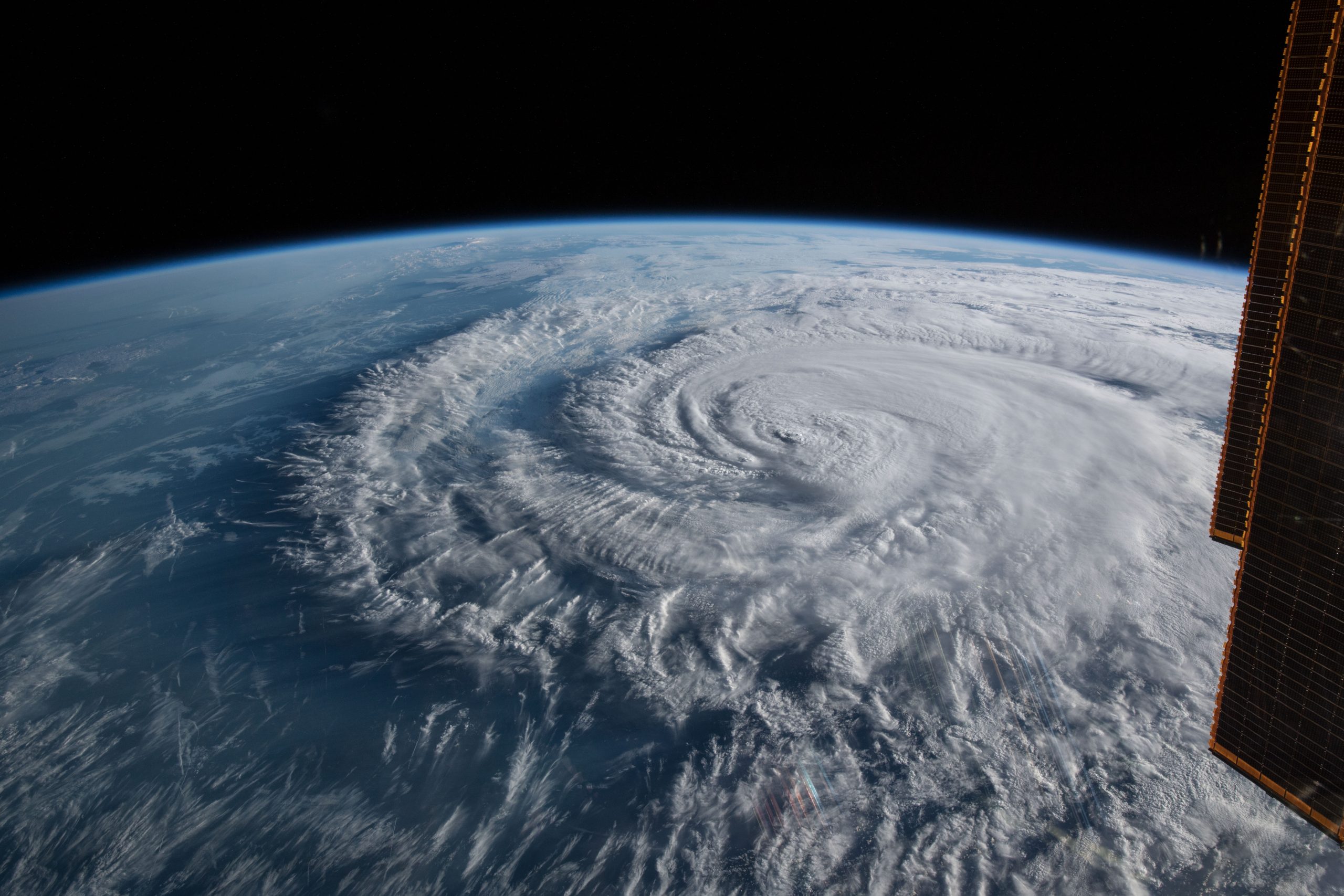 Satellite view of Hurricane Isaias over the Gulf