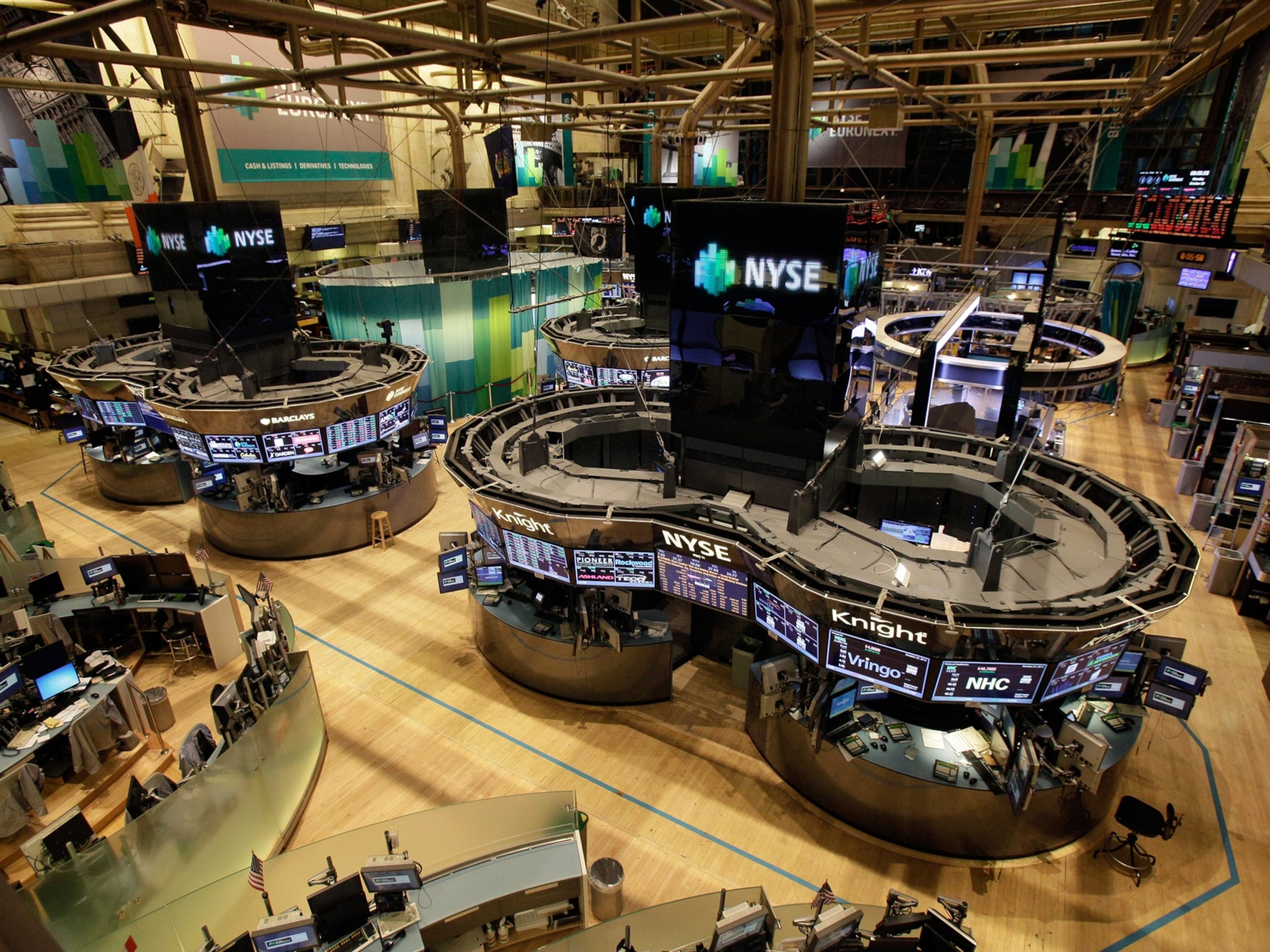 New York Stock Exchange trading floor