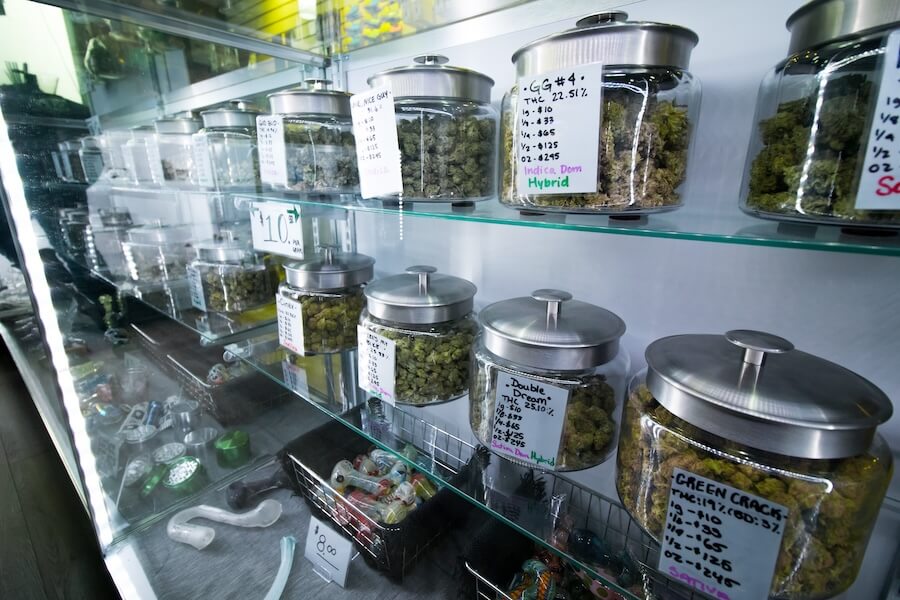 a retail cannabis storefront