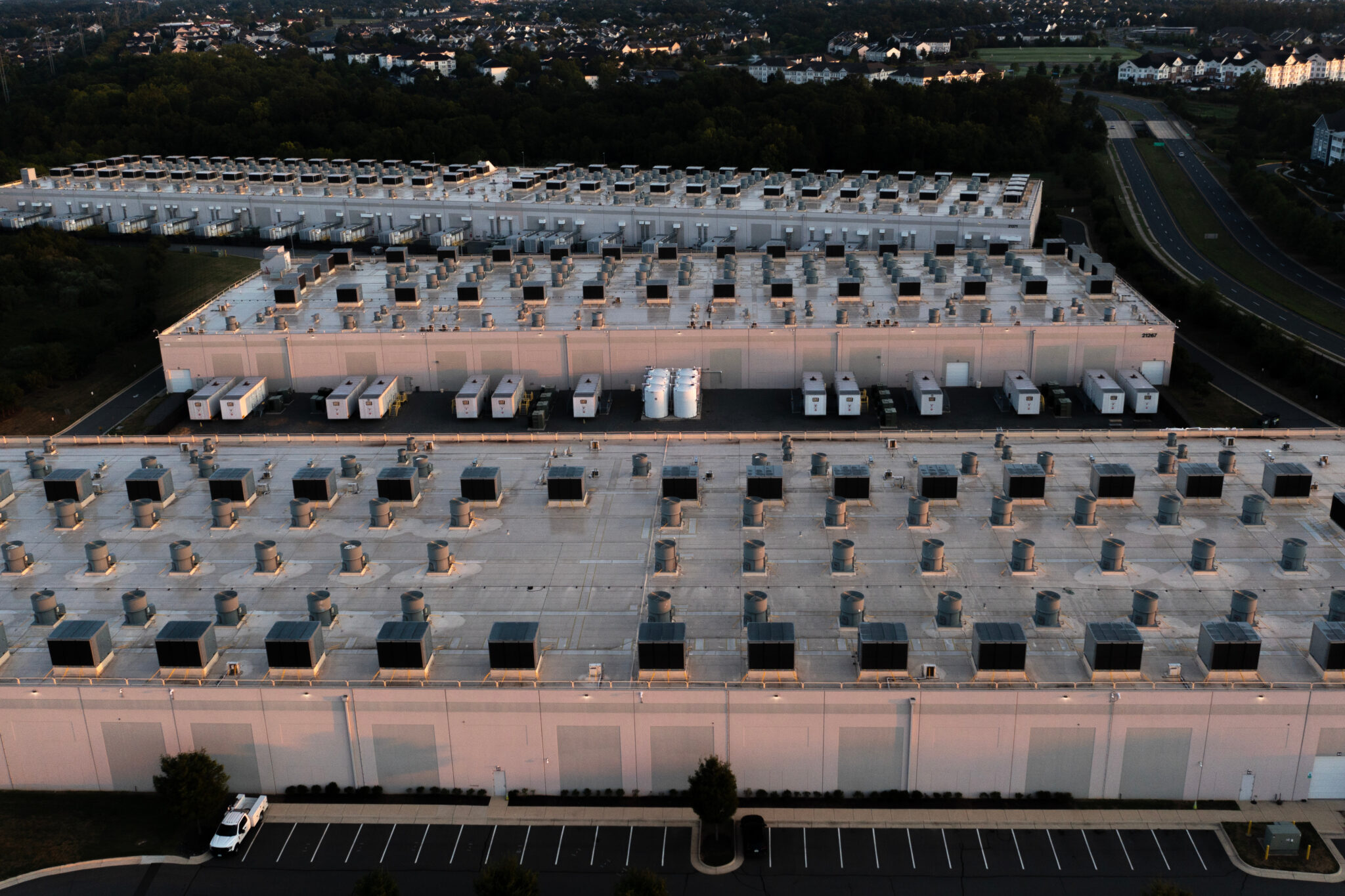 Amazon Web Services data center in Ashburn, Virginia