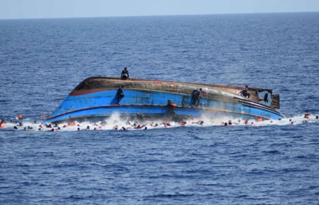 File photo: migrant boats off the coast of Djibouti