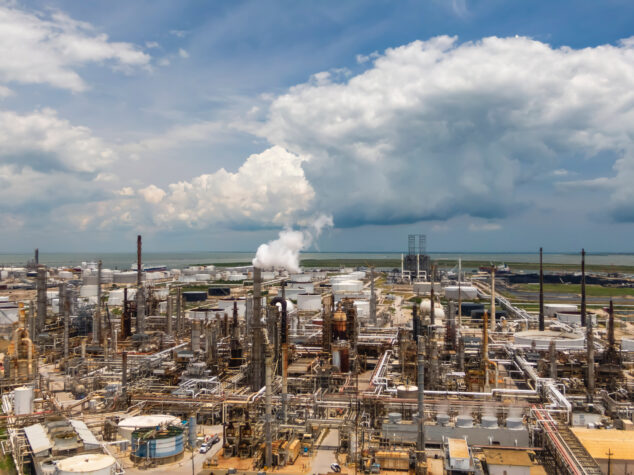 Oil refinery in Texas