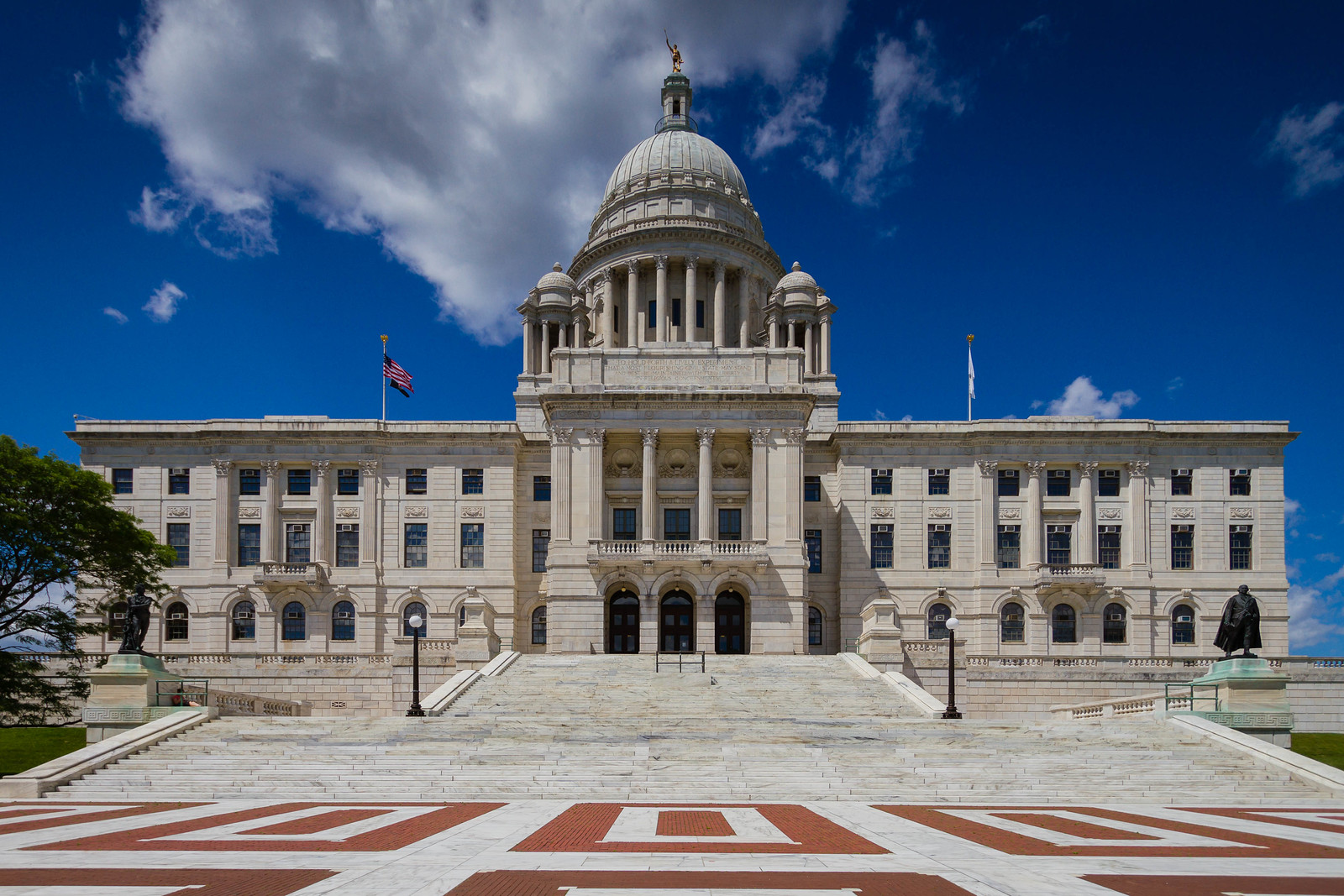 File photo: The Rhode Island State House in Providence
