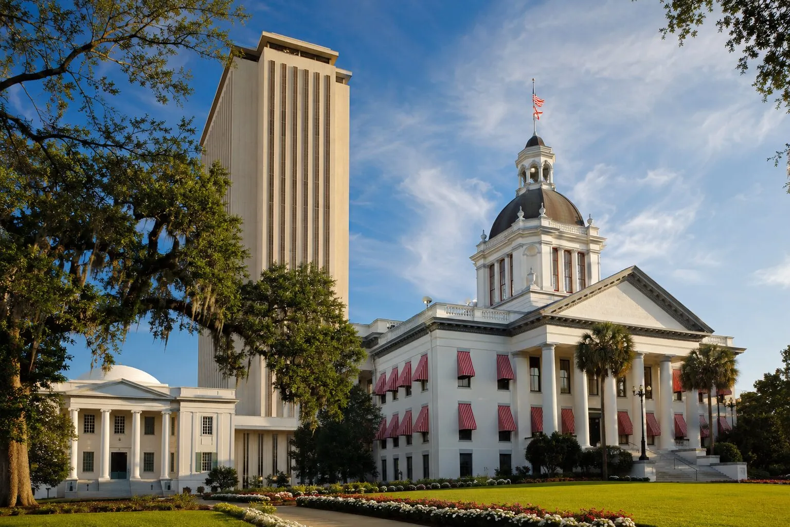 Florida State Capitol buildings in Tallahassee