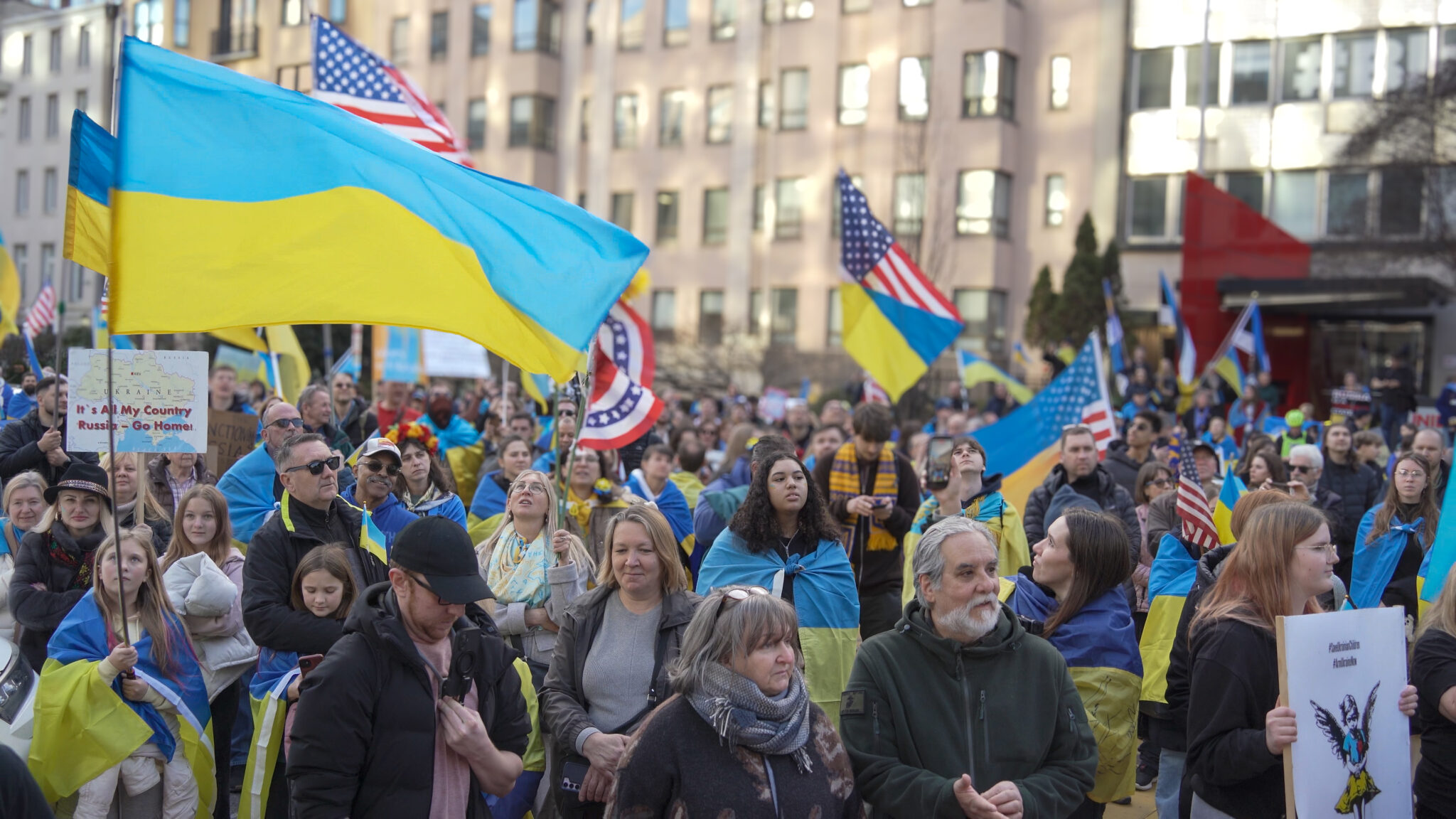 File photo: Ukrainian refugees