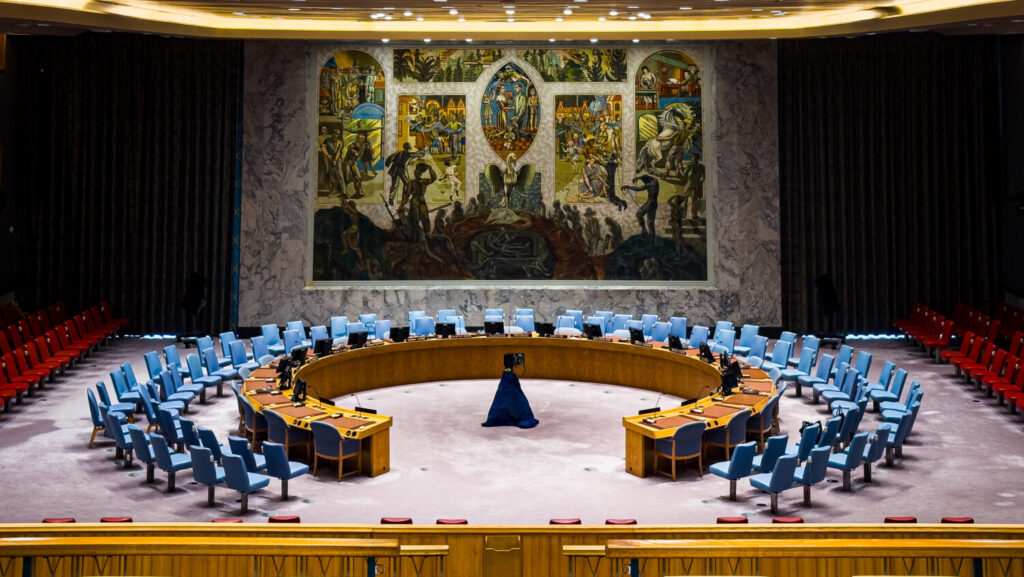 UN Security Council chamber
